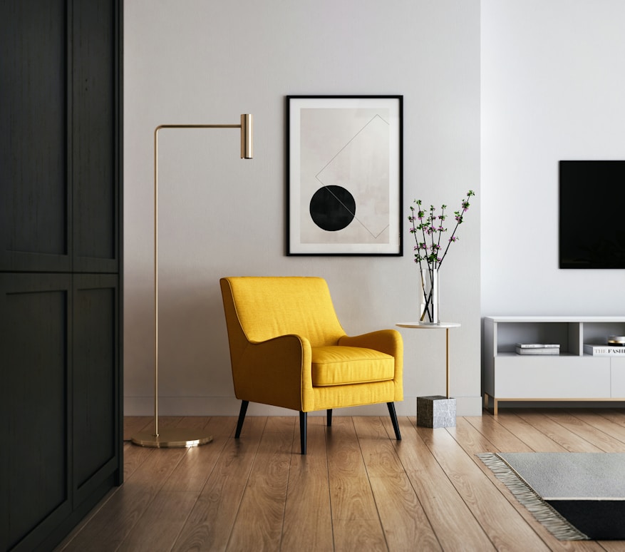 Custom furniture in modern interior